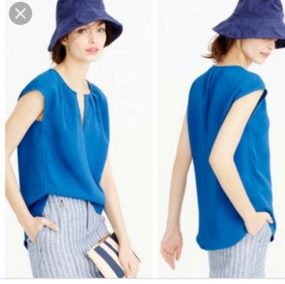 J. Crew honeycomb cocoon top